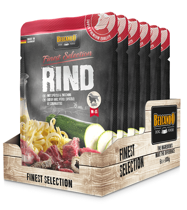 BELCANDO Rind & Spätzle mit Zucchini 125g