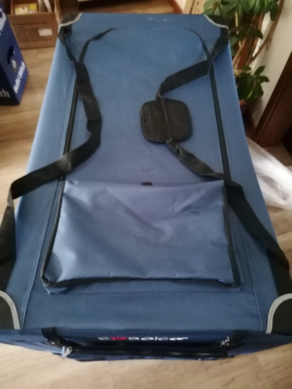 CADOCA faltbare Transportbox - Größe S, blau