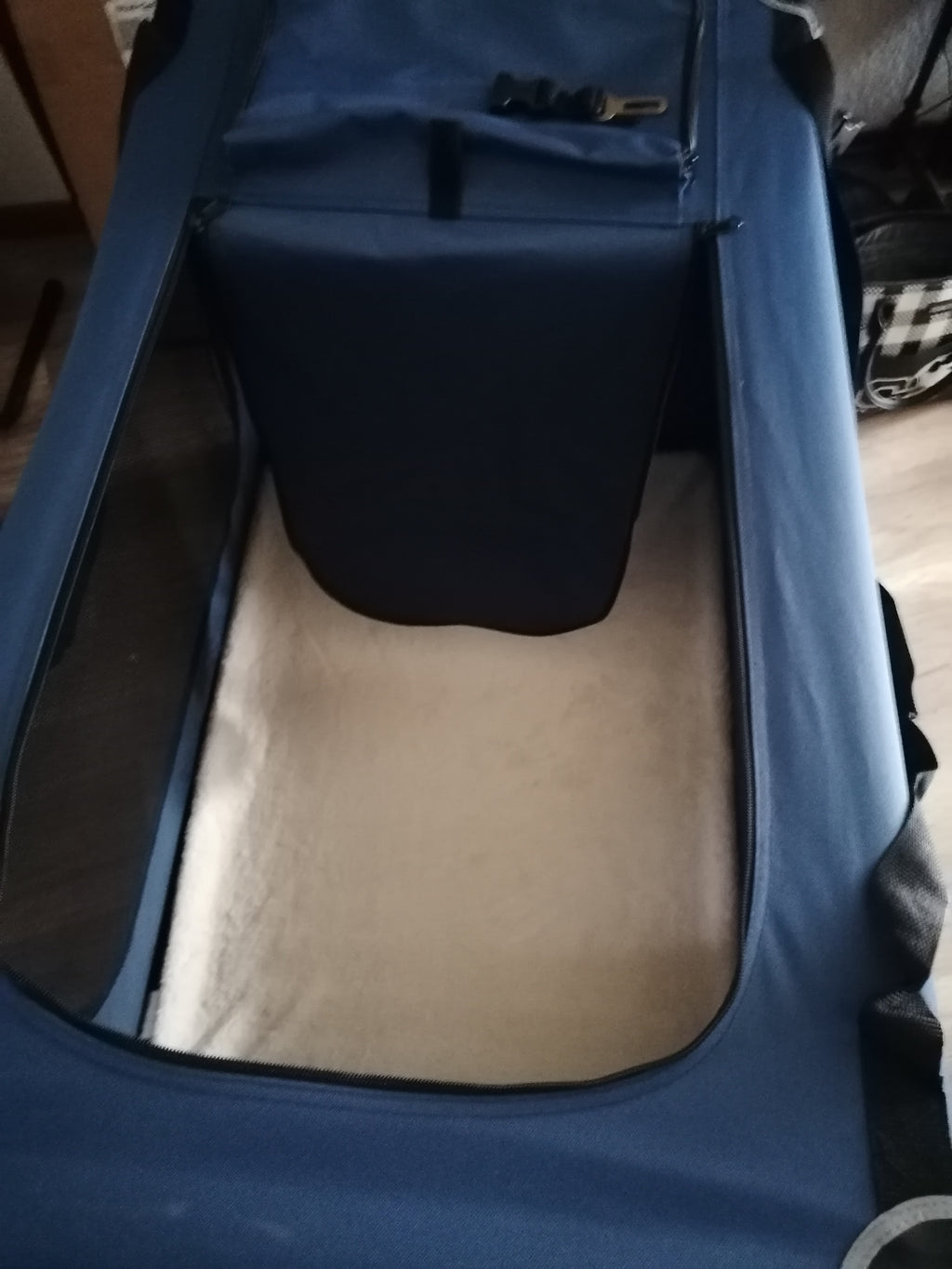 CADOCA faltbare Transportbox - Größe S, blau