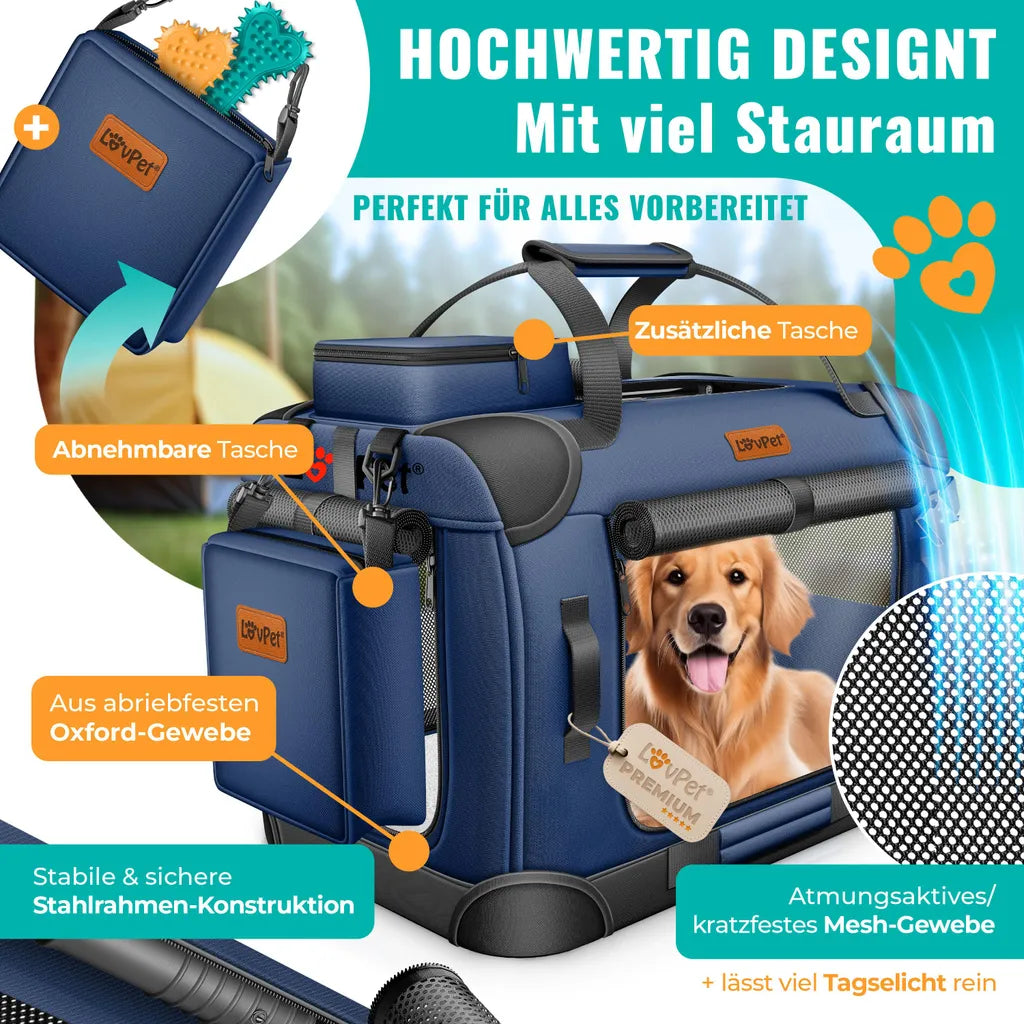 LOVPET® Hundebox Hundetransportbox faltbare - XL