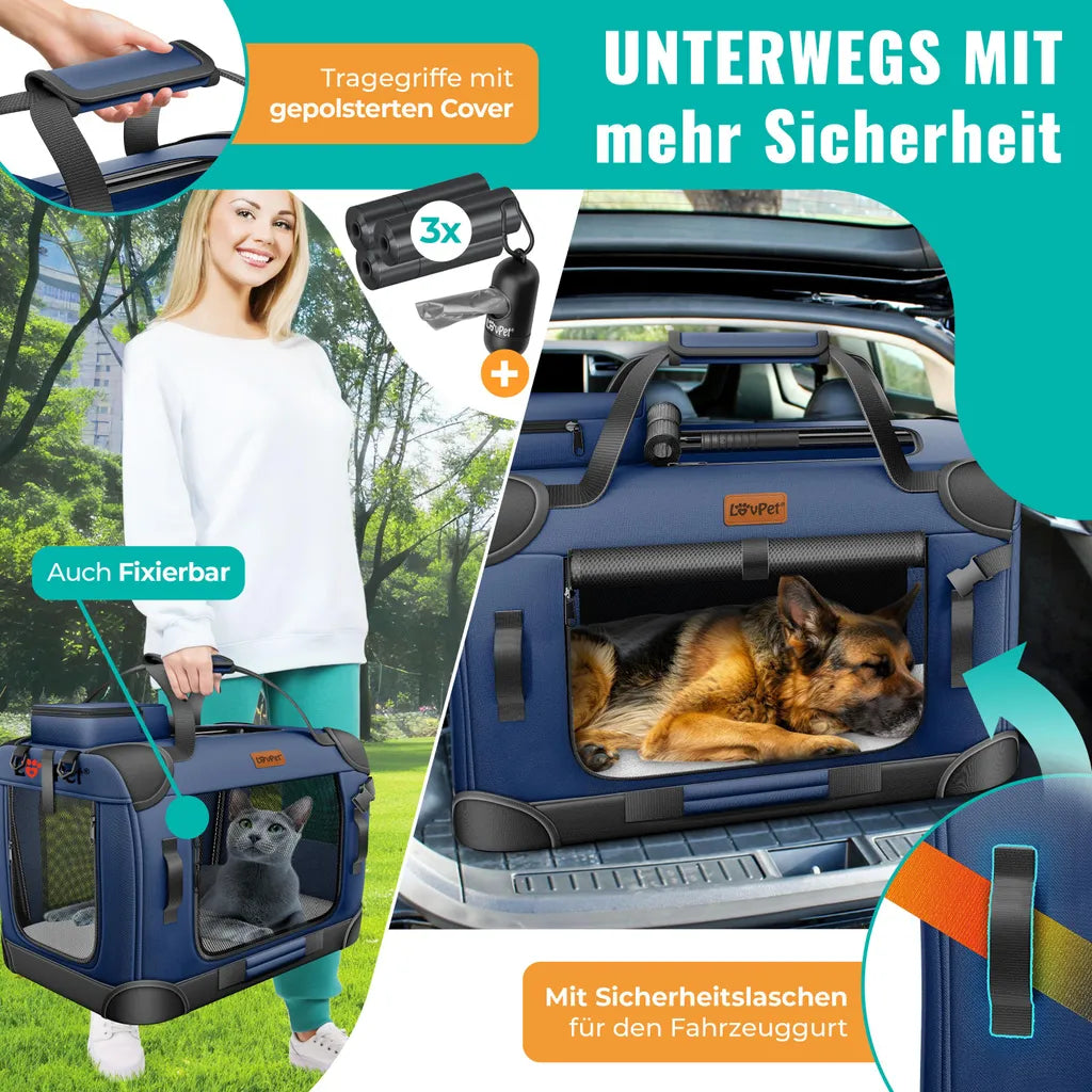 LOVPET® Hundebox Hundetransportbox faltbare - XL