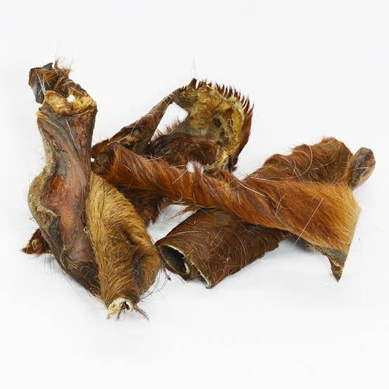 Pferdekopfhaut mit Fell, getrocknet, 500gr