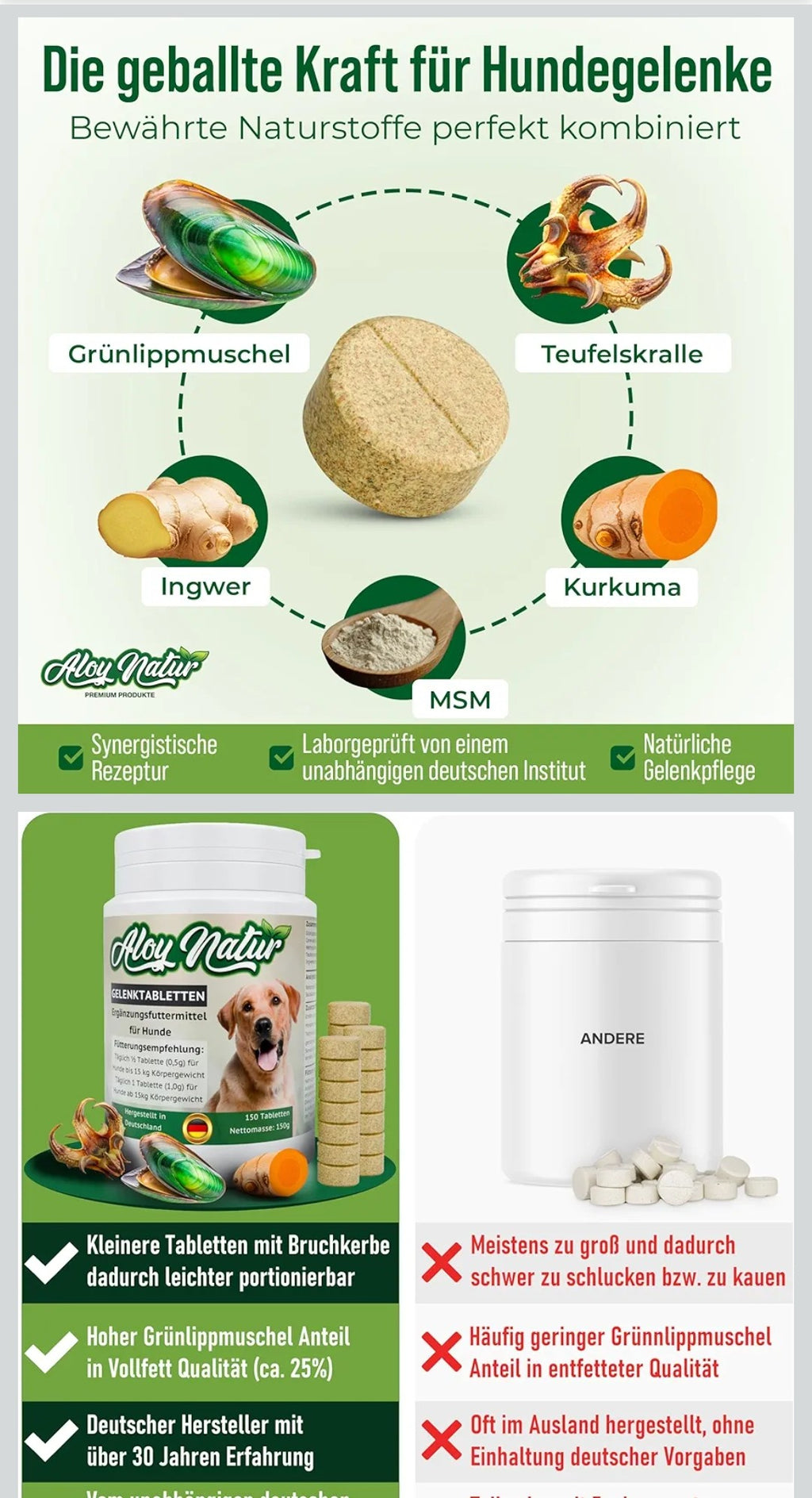 Gelenktabletten - 150 Tabletten
