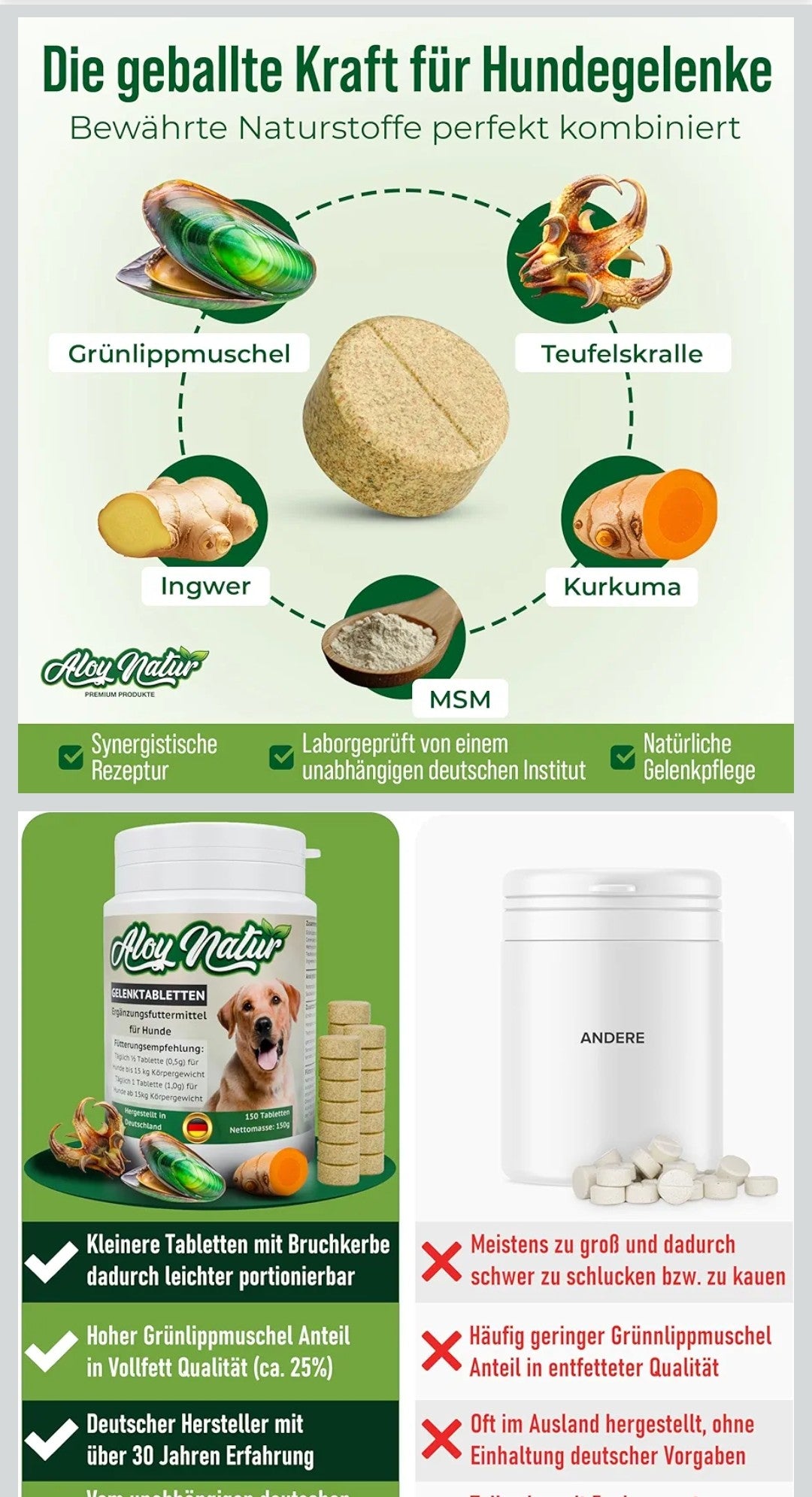 Gelenktabletten - 150 Tabletten
