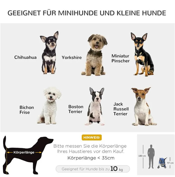 PawHut Hundebuggy